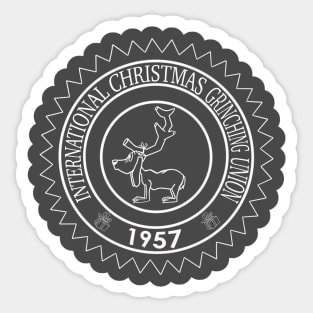 Grinching Union Sticker